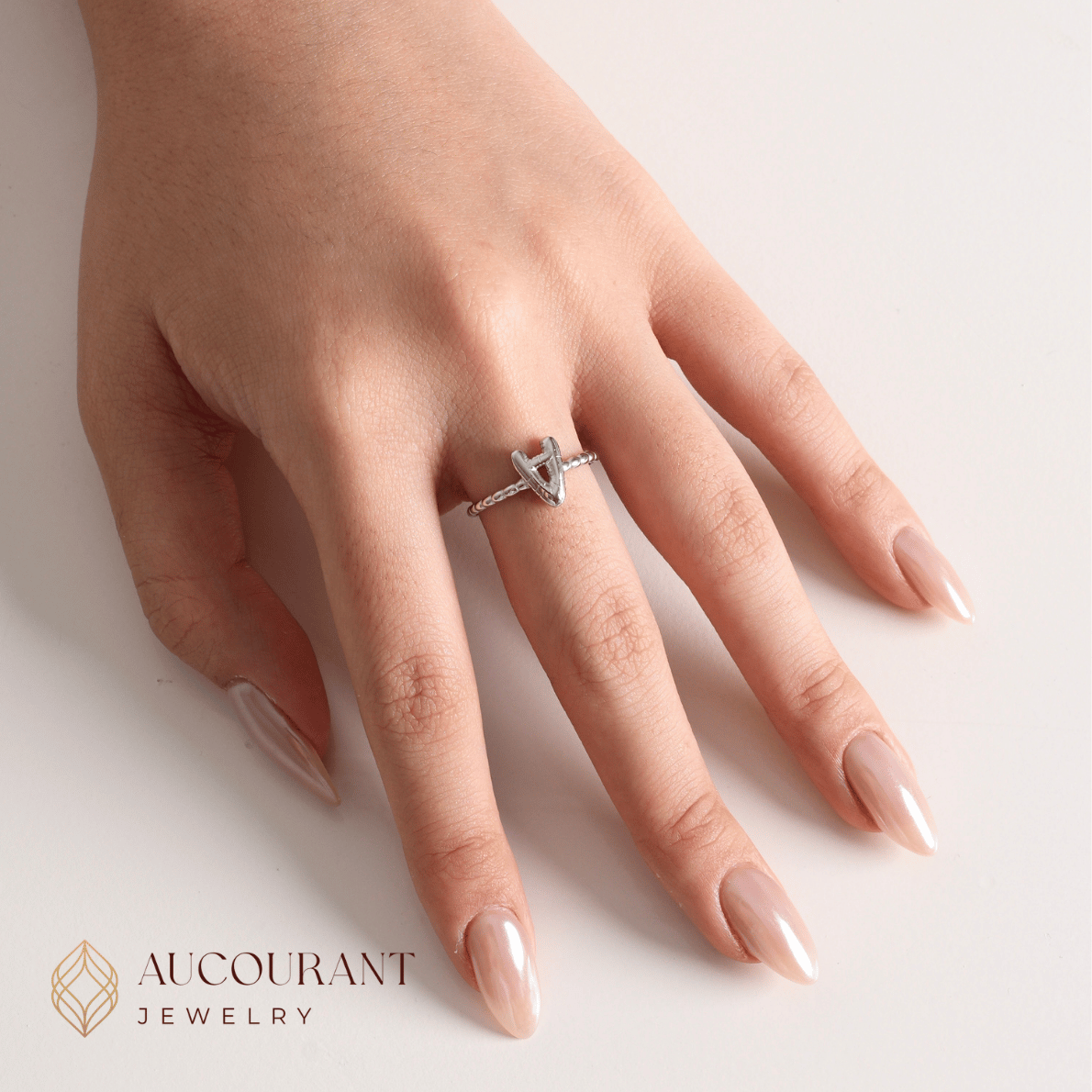 Avani White Gold Ring 17K