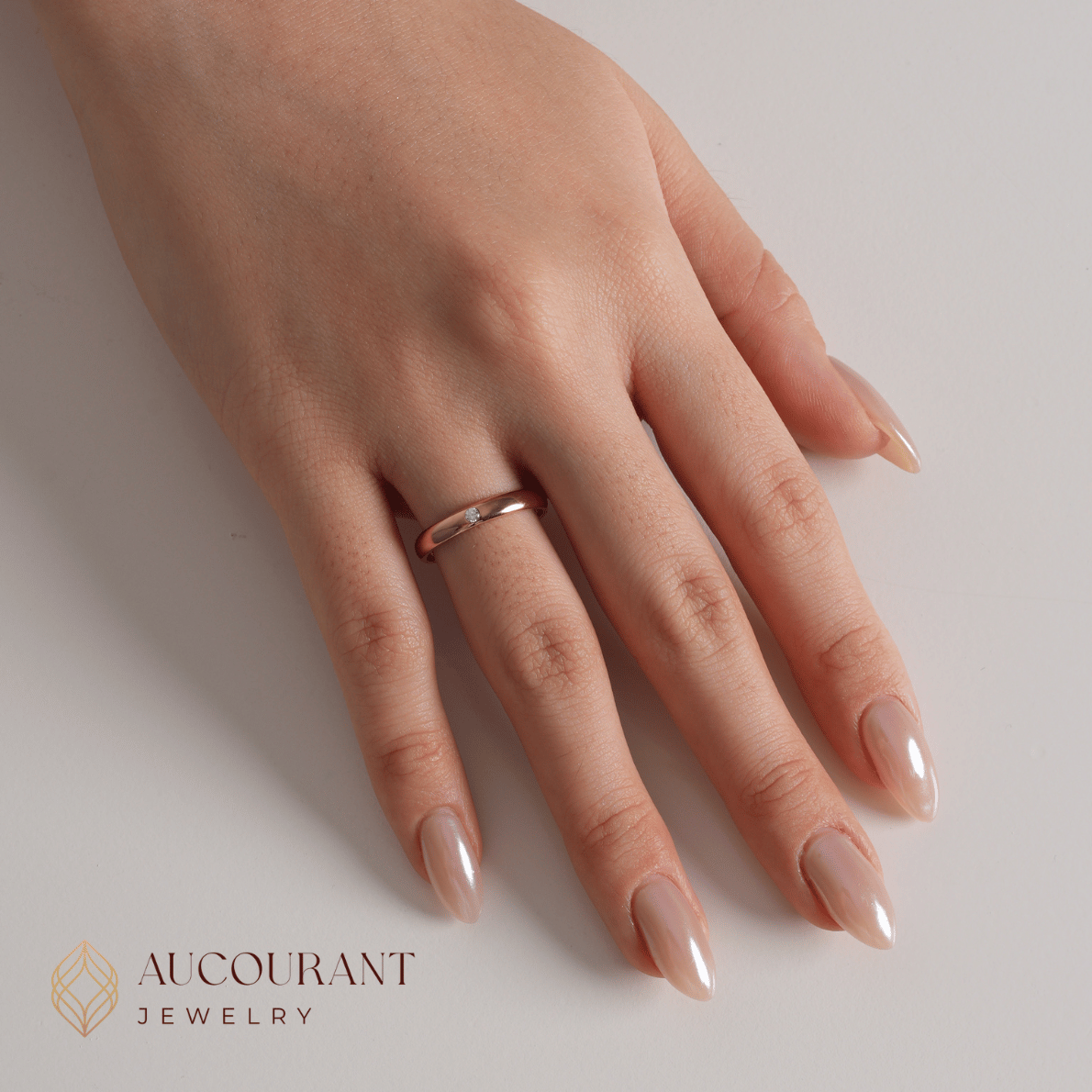 Avella Rose Gold Ring 17K