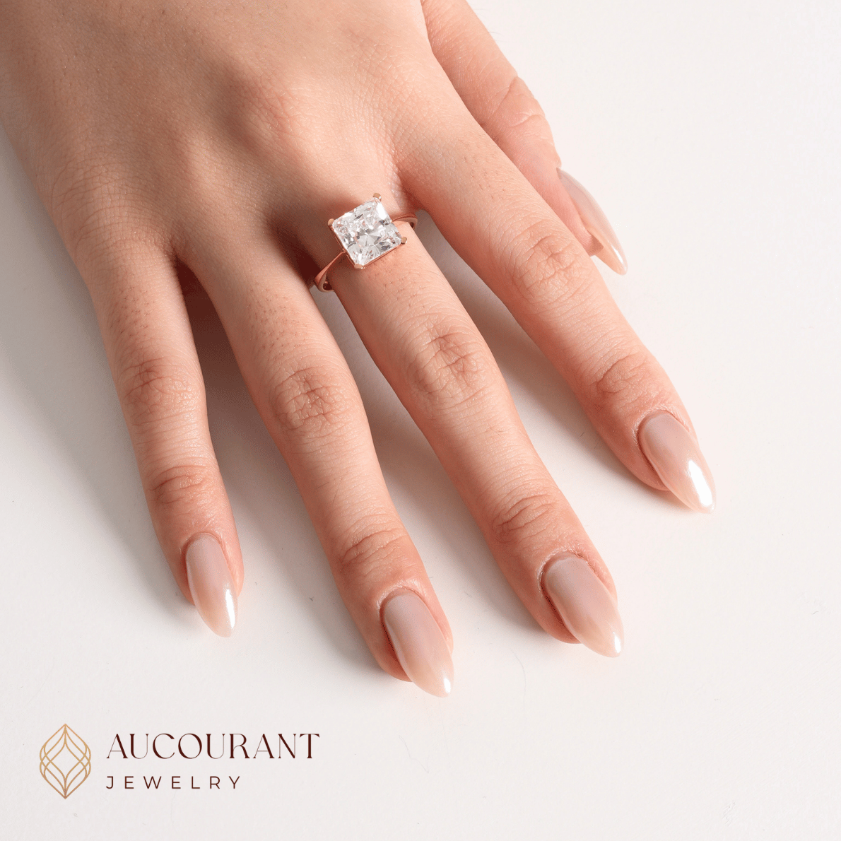 Celeste Rose Gold Ring 17K