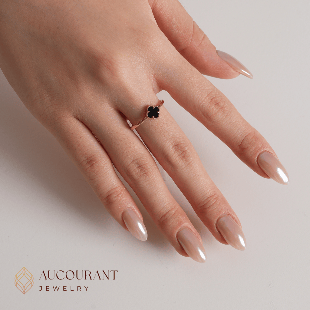 Cleva Rose Gold Ring 17K