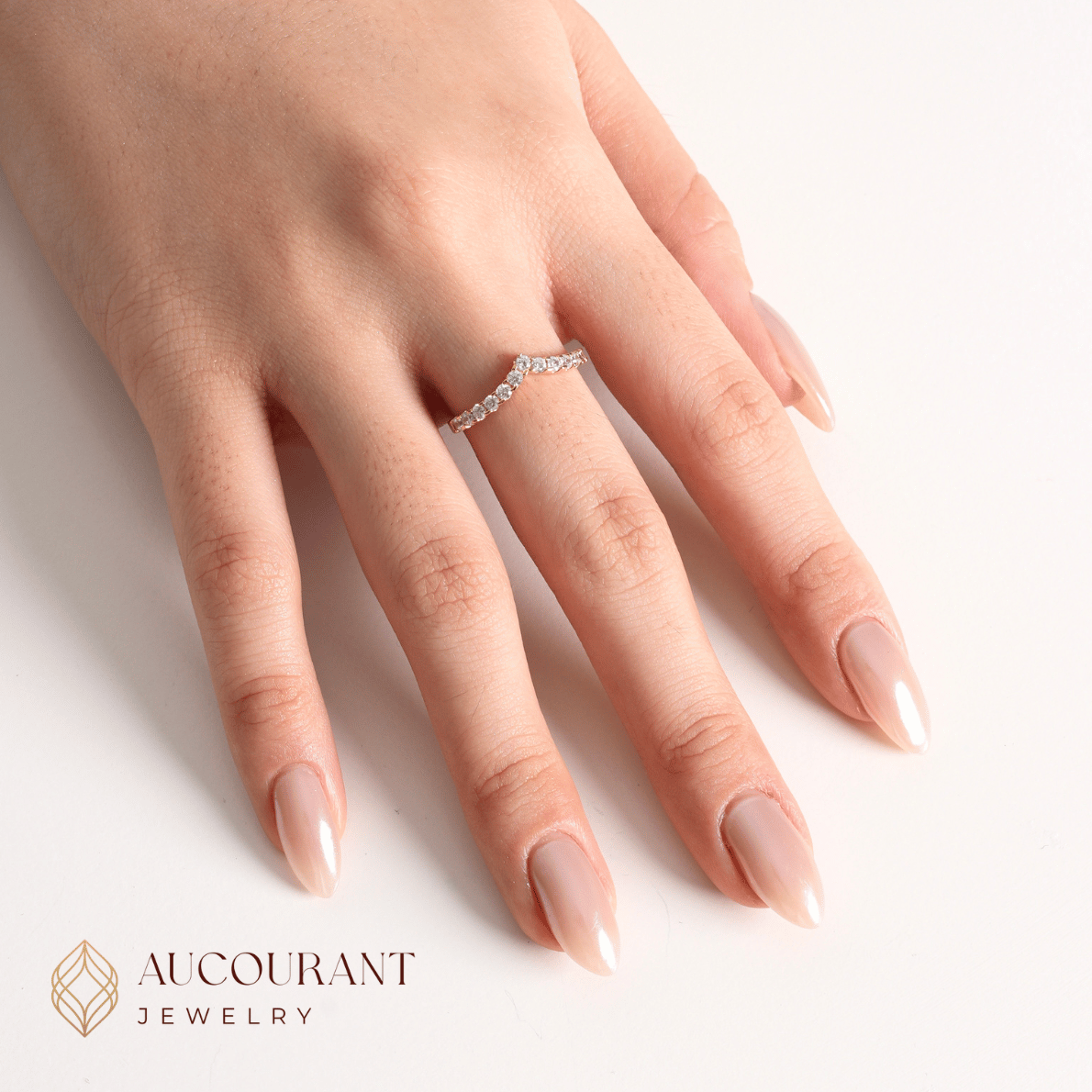 Elvira Rose Gold Ring 17K