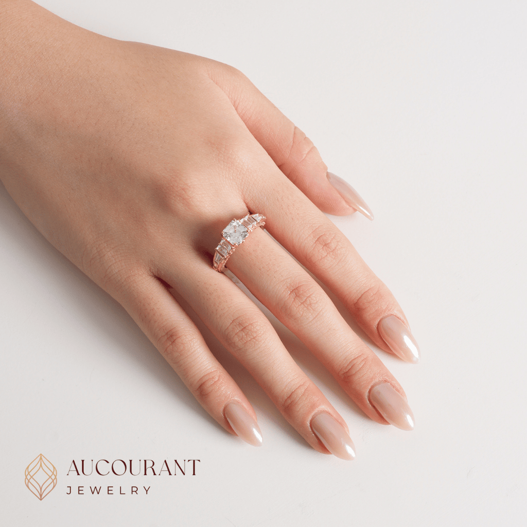 Jovela Rose Gold Ring 17K