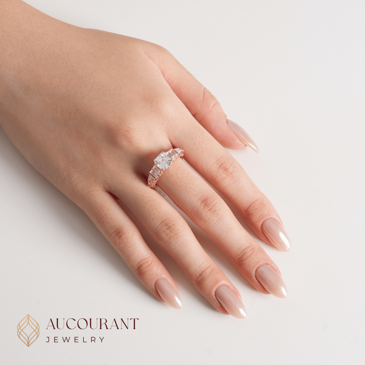 Jovela Rose Gold Ring 17K