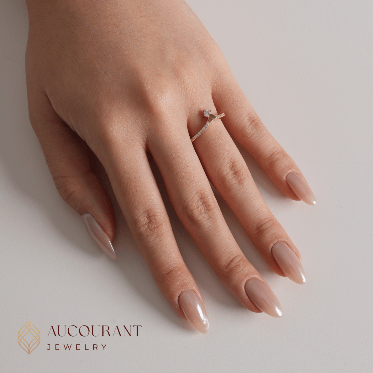 Rhea Rose Gold Ring 16K