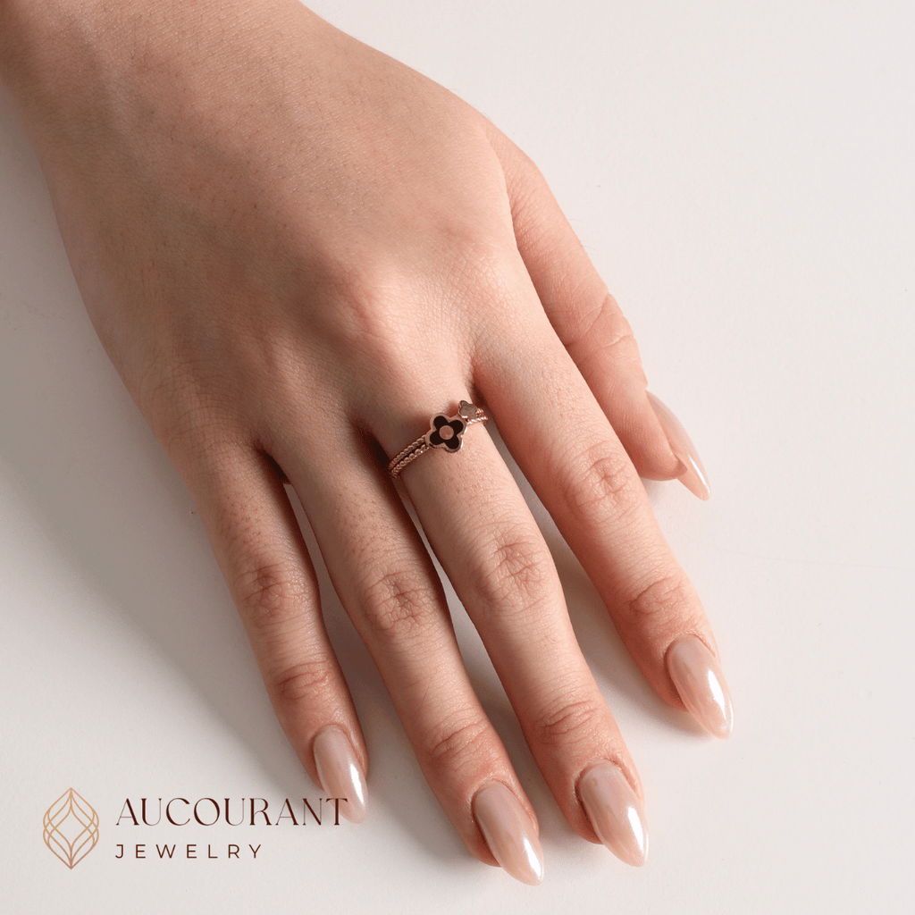 Viviene Rose Gold Ring 17K