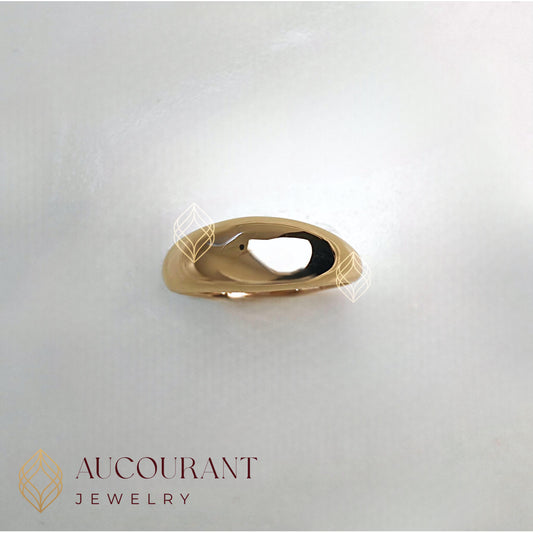 Cincin Emas model Dome. Emas Rose Gold 17K
