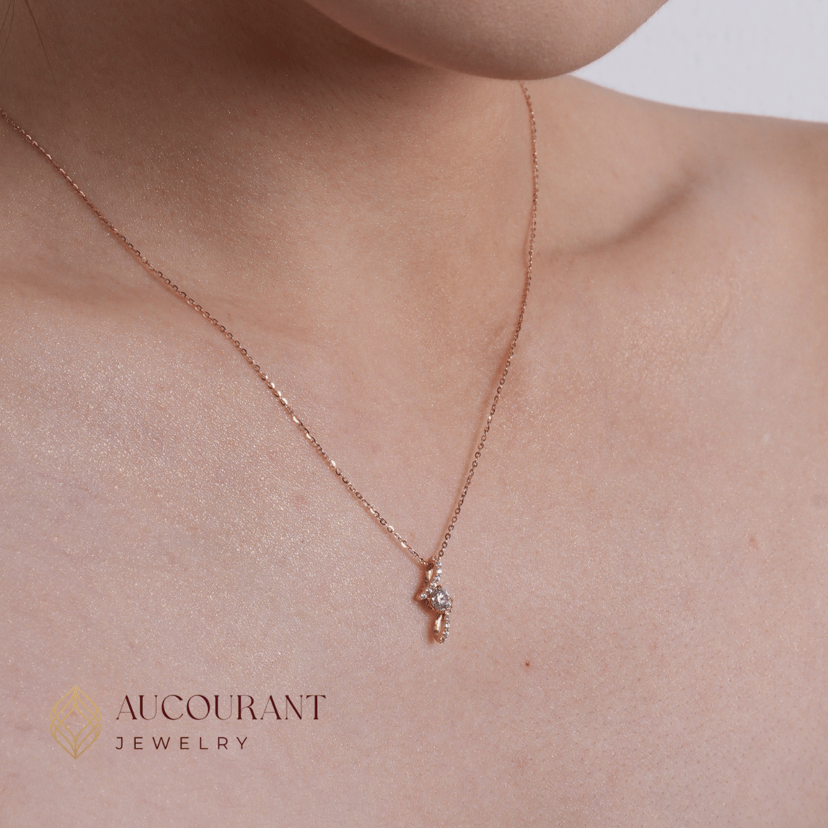 Tansy Rose Gold Pendant 16K