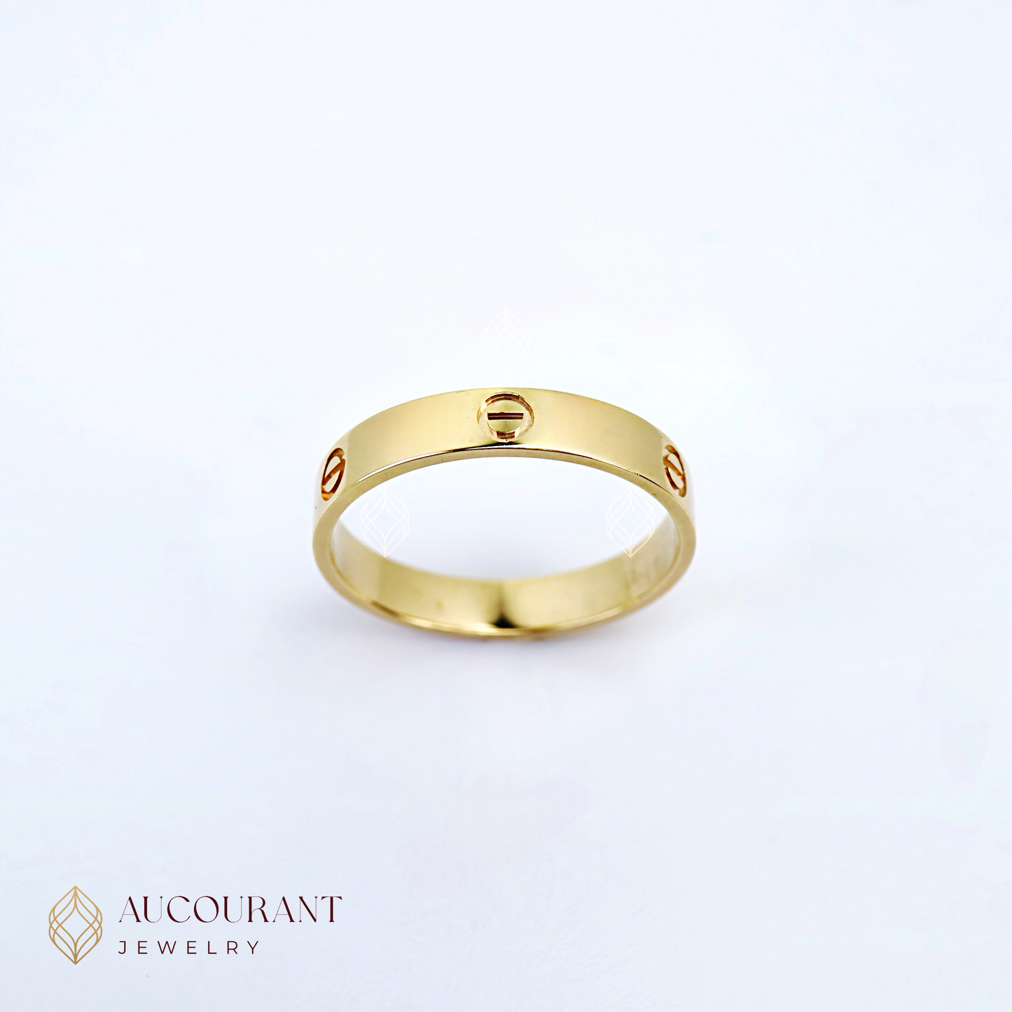 Cincin Emas model Baut Kartir RG(Bold Affection). Emas Rose Gold 17K