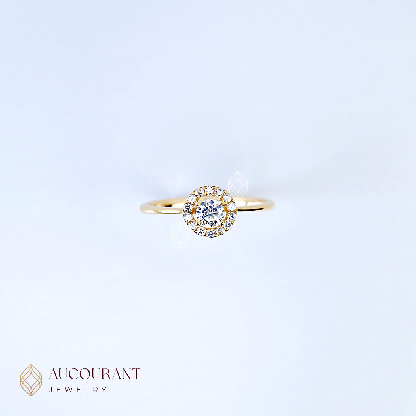 Cincin Emas model Solitaire. Emas Rose Gold 17K