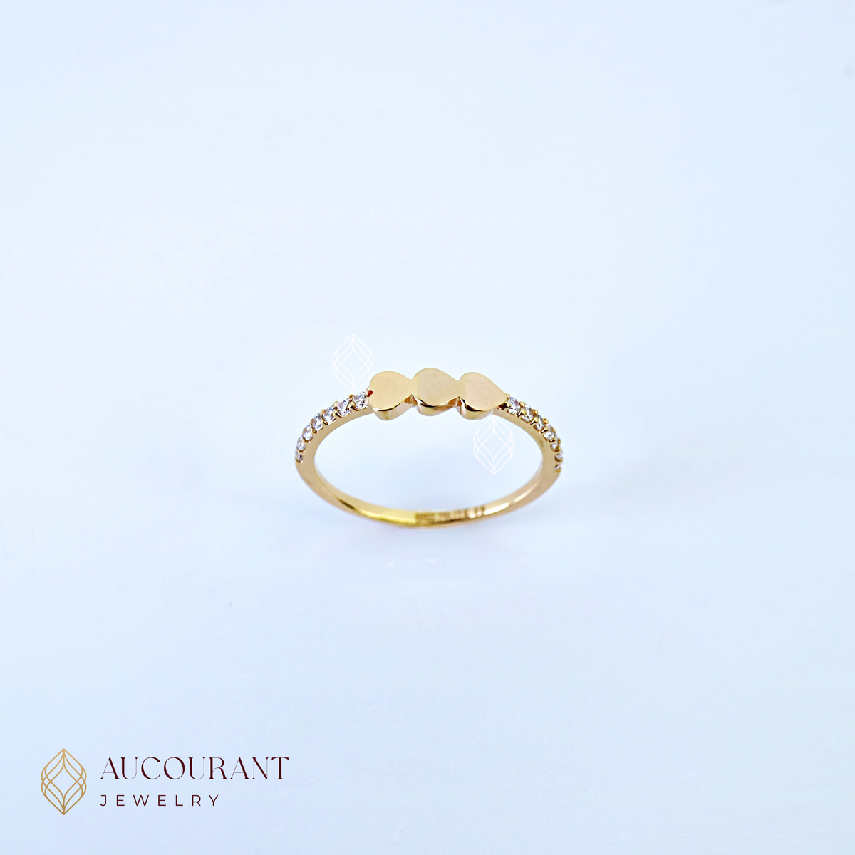 Holly Rose Gold Ring 17K