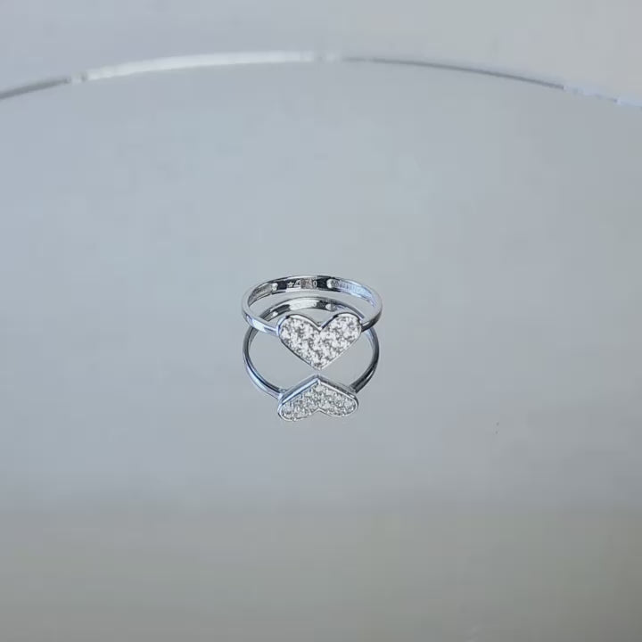 Lovey White Gold Ring 17K