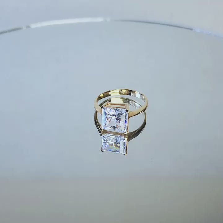 Celeste Rose Gold Ring 17K