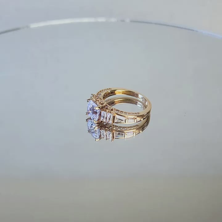 Jovela Rose Gold Ring 17K
