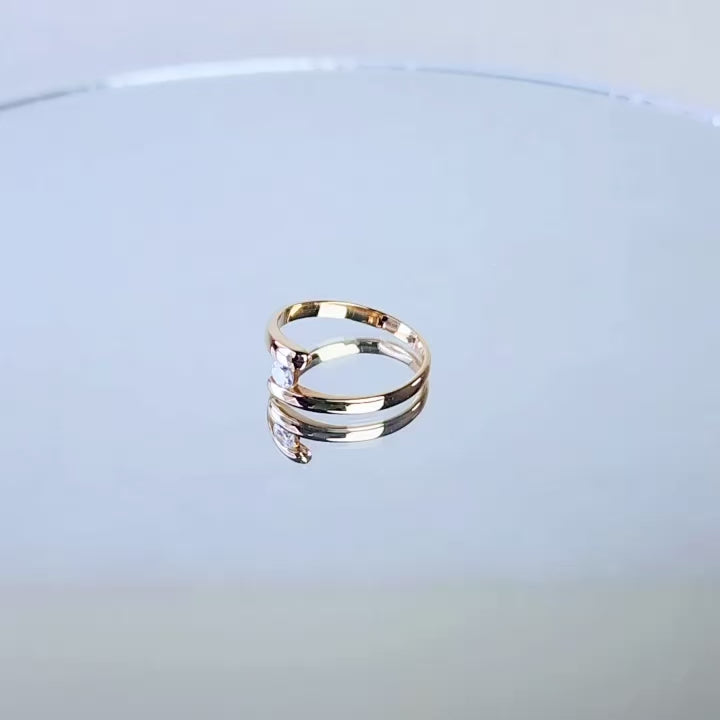 Nola Rose Gold Ring 17K