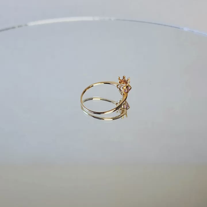 Svea Rose Gold Ring 17K