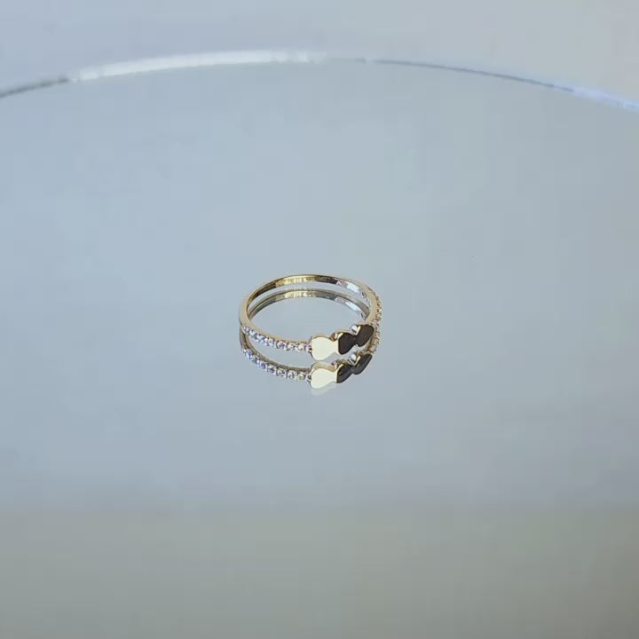 Holly Rose Gold Ring 17K