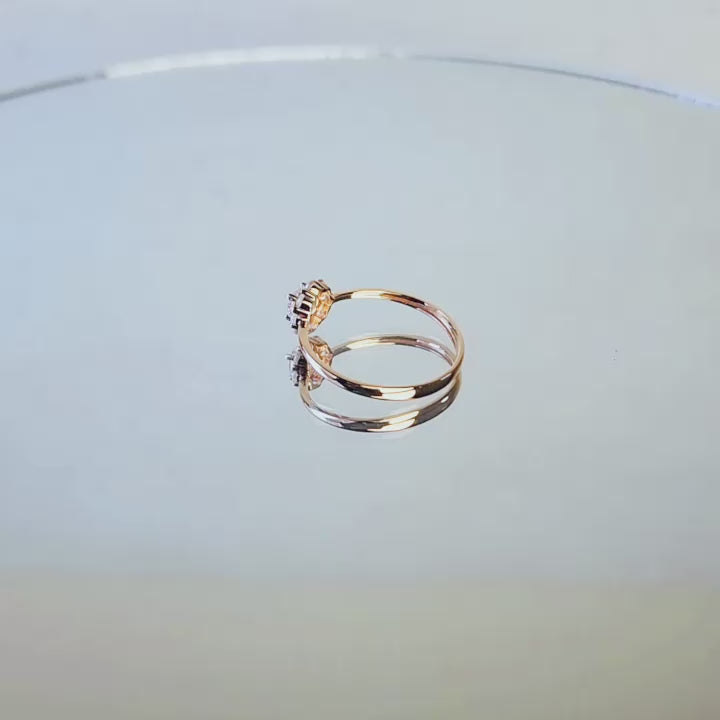 Eloise Rose Gold Ring 17K