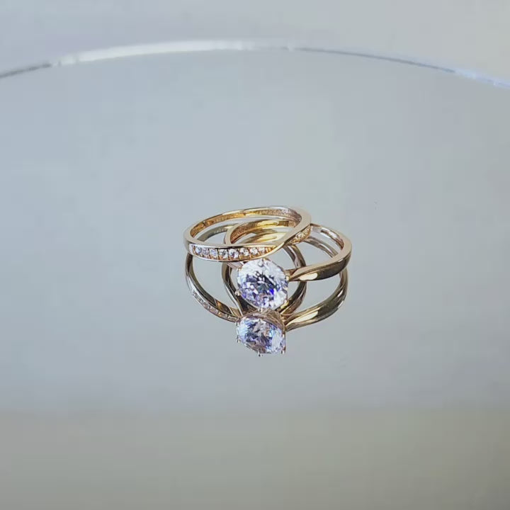 Solana Rose Gold Ring 17K