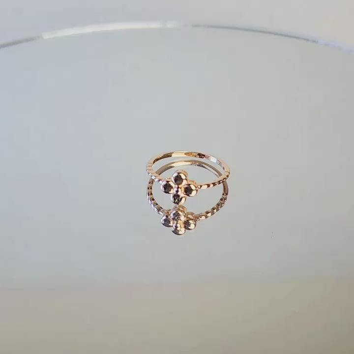 Lavena Rose Gold Ring 17K