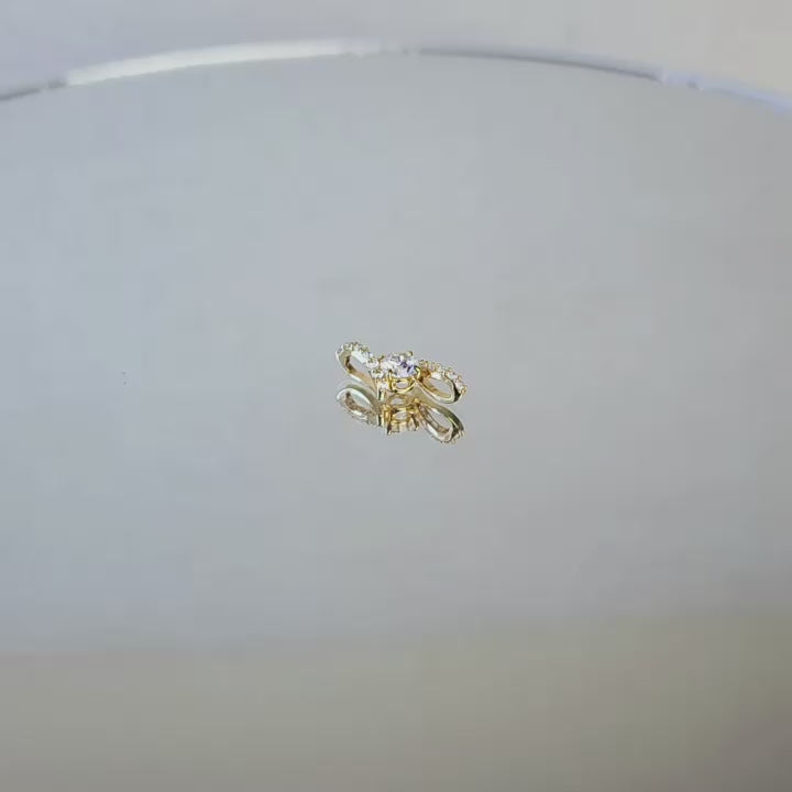 Tansy Rose Gold Pendant 16K